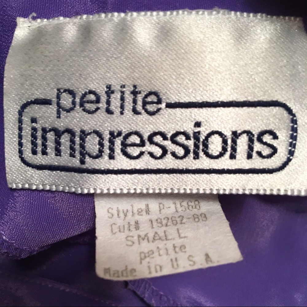 Petite Purple Blouse - Picture 6 of 6